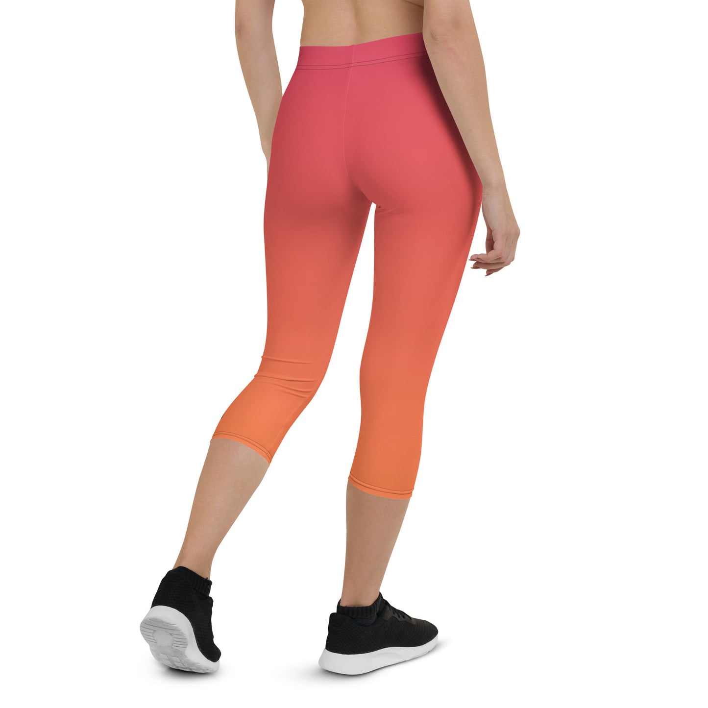 Melted Sunset Women's Capri Leggings - FLAKOUT