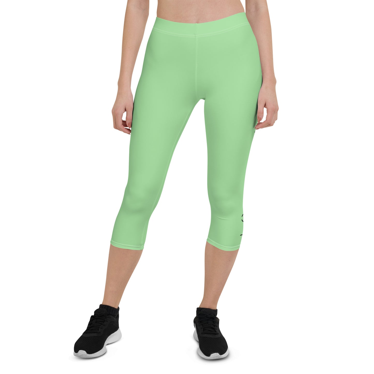 Minty Mirage Women's Capri Leggings - FLAKOUT