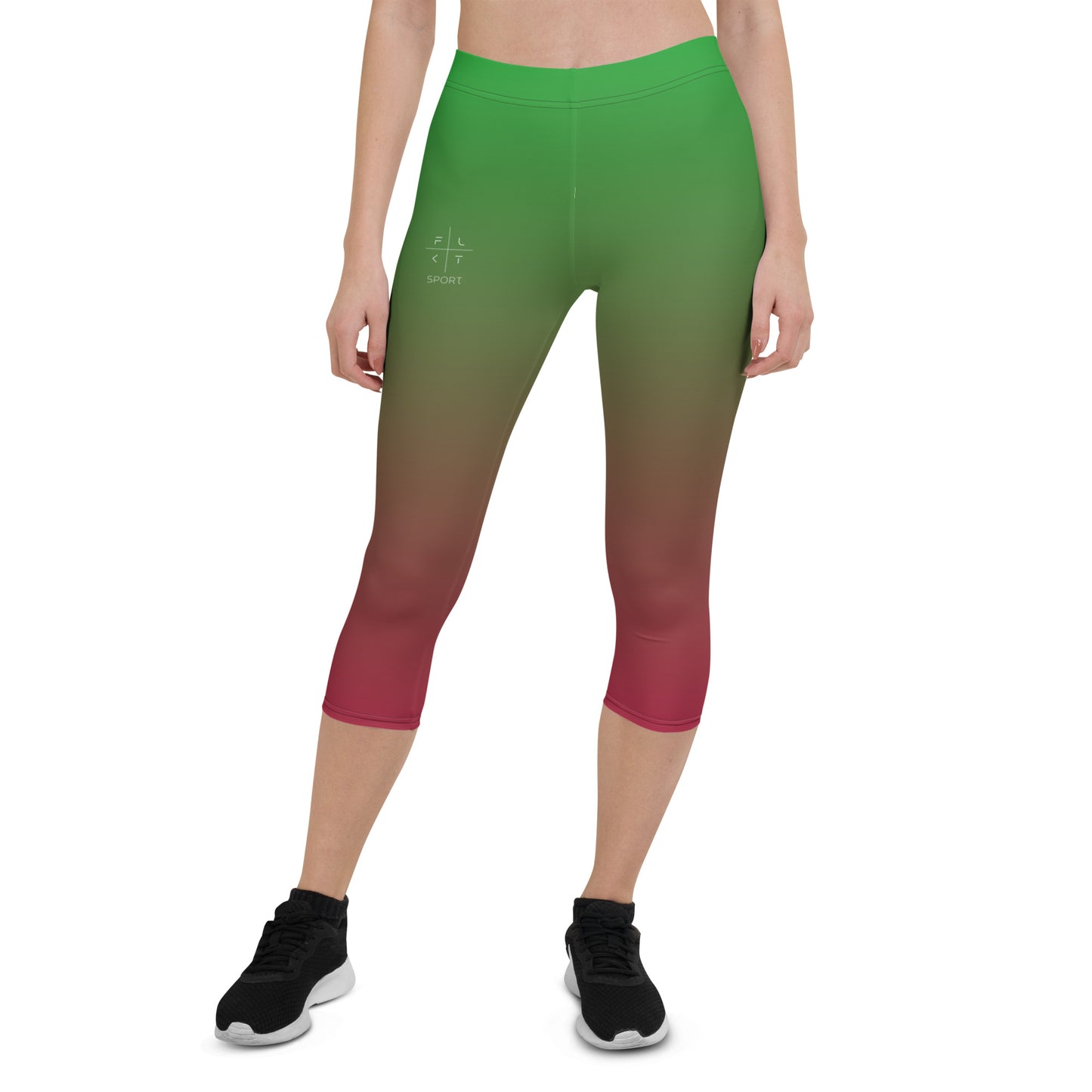 Forest Flame FLAKOUT Sport Women's Capri Leggings - FLAKOUT