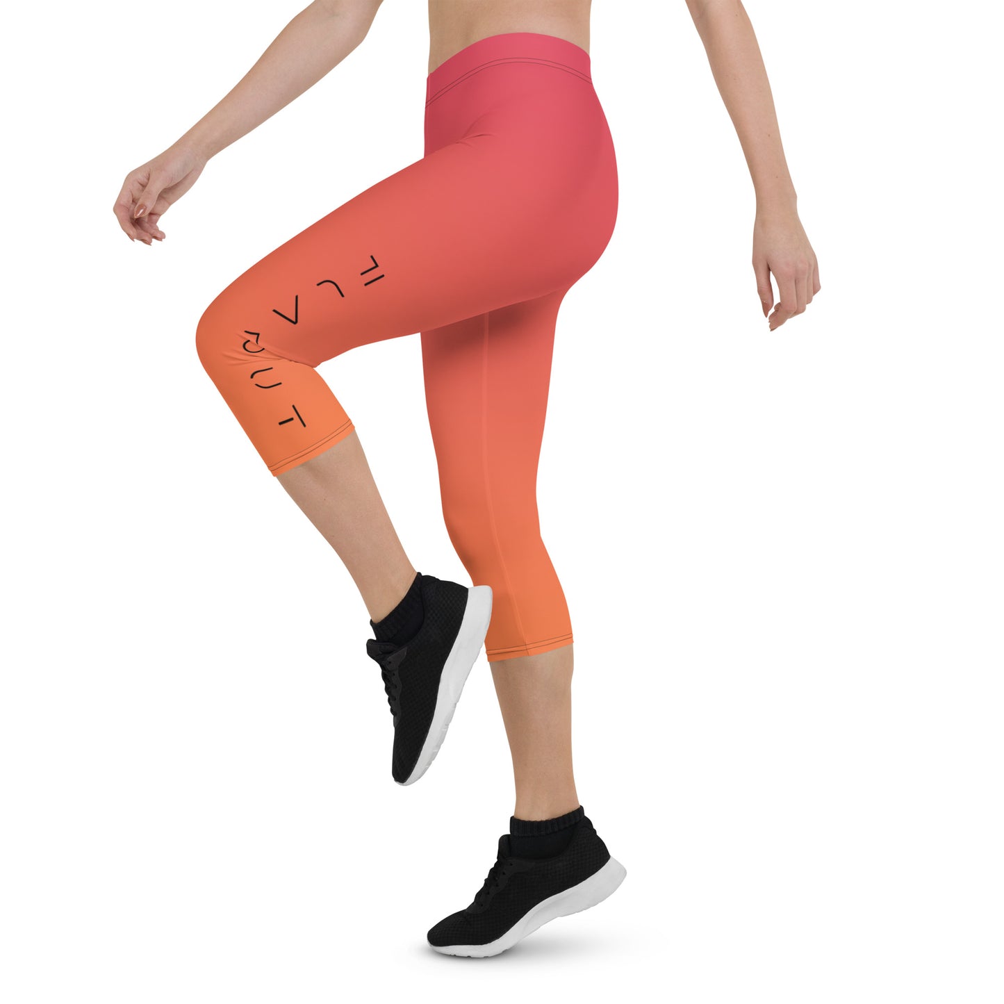 Melted Sunset Women's Capri Leggings - FLAKOUT