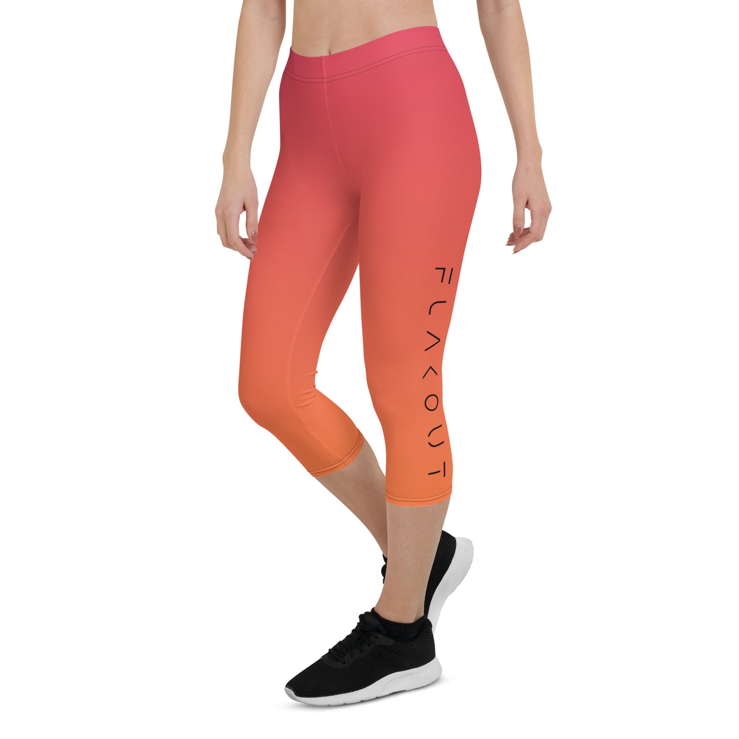 Melted Sunset Women's Capri Leggings - FLAKOUT