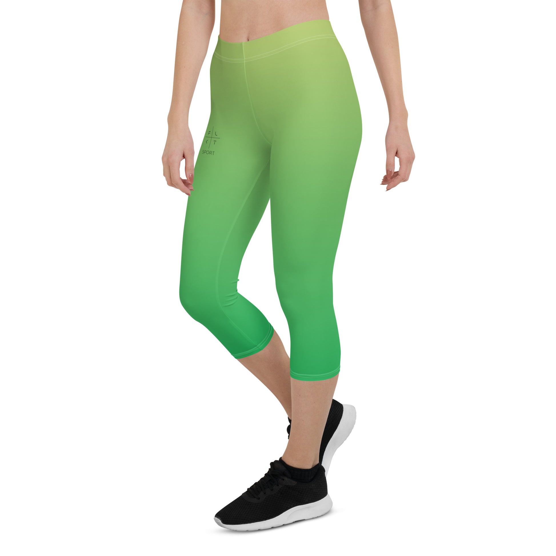 Jungle Hue FLAKOUT Sport Women's Capri Leggings - FLAKOUT