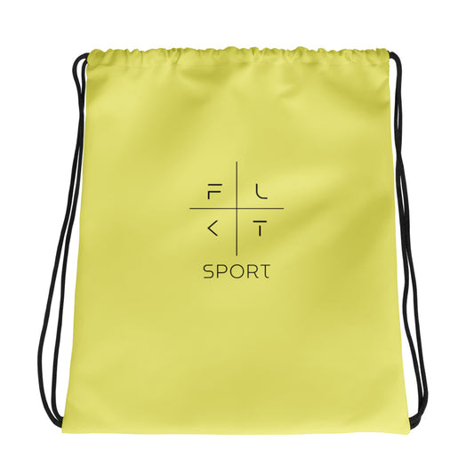 FLAKOUT Sport Unisex Drawstring Bag - Yellow - FLAKOUT