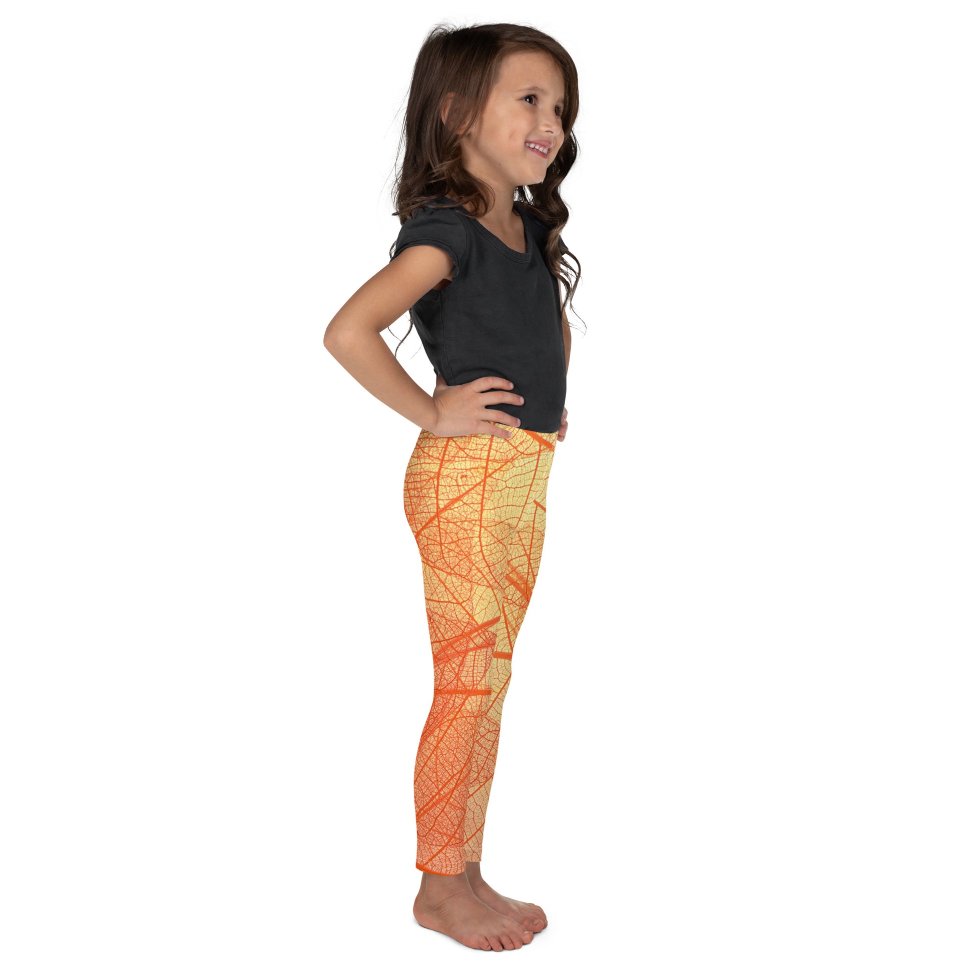 Vermilion Wisps Girl's Leggings - FLAKOUT