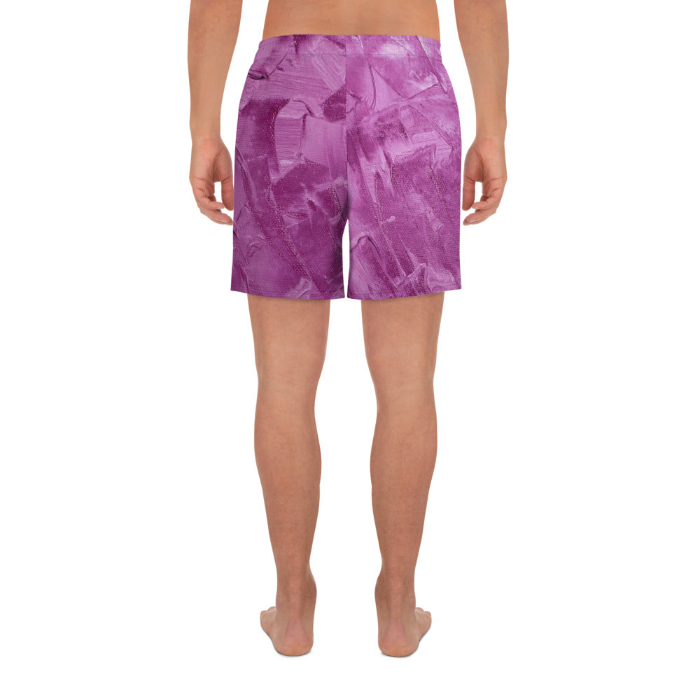 Ebonized Mulberry Men's Swim - Athletic Shorts - FLAKOUT