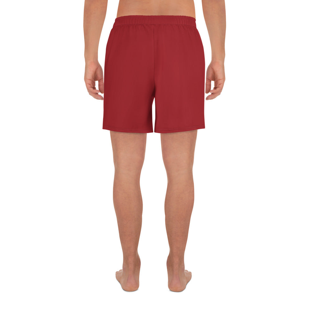 FLAKOUT Sport Firebrick Men's Recycled Athletic Shorts - FLAKOUT