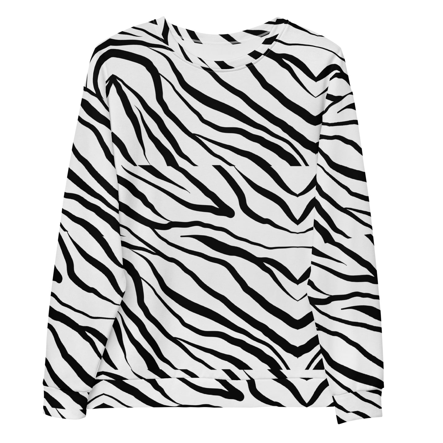 Striped Zebra Vibrance Sweatshirt - FLAKOUT