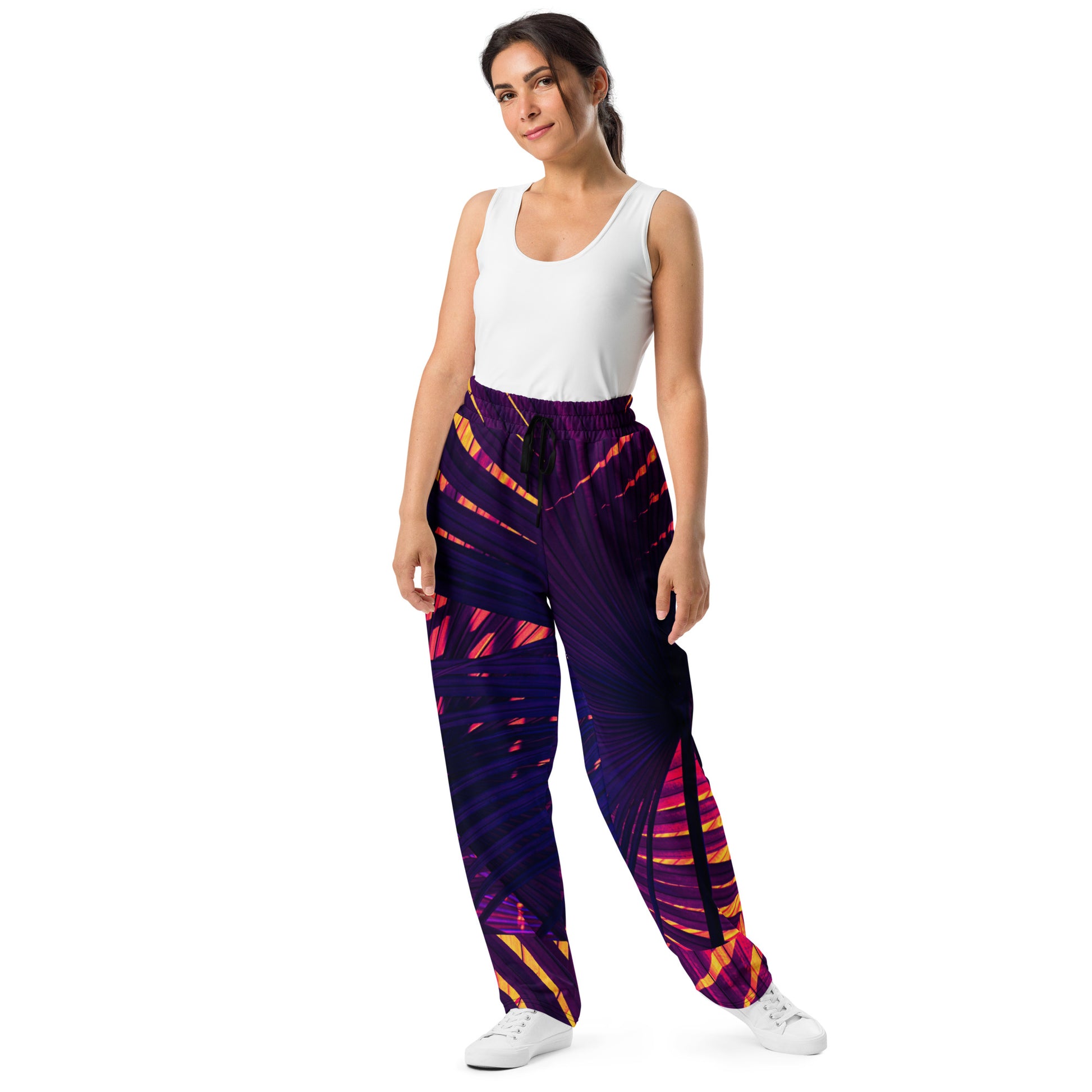 Sunset Pines Women's Wide-leg Recycled Joggers - FLAKOUT