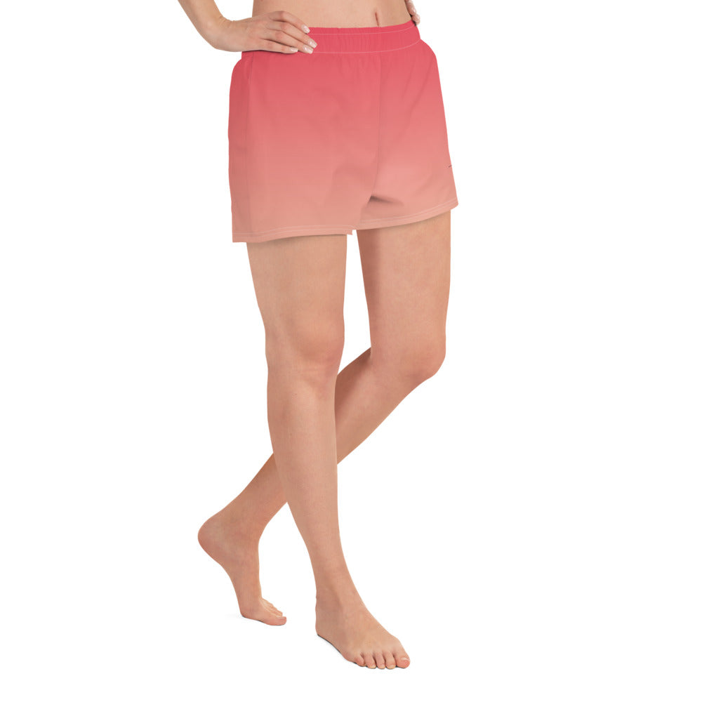 FLAKOUT Sport Strawberry Dream Women’s Recycled Athletic Shorts - FLAKOUT