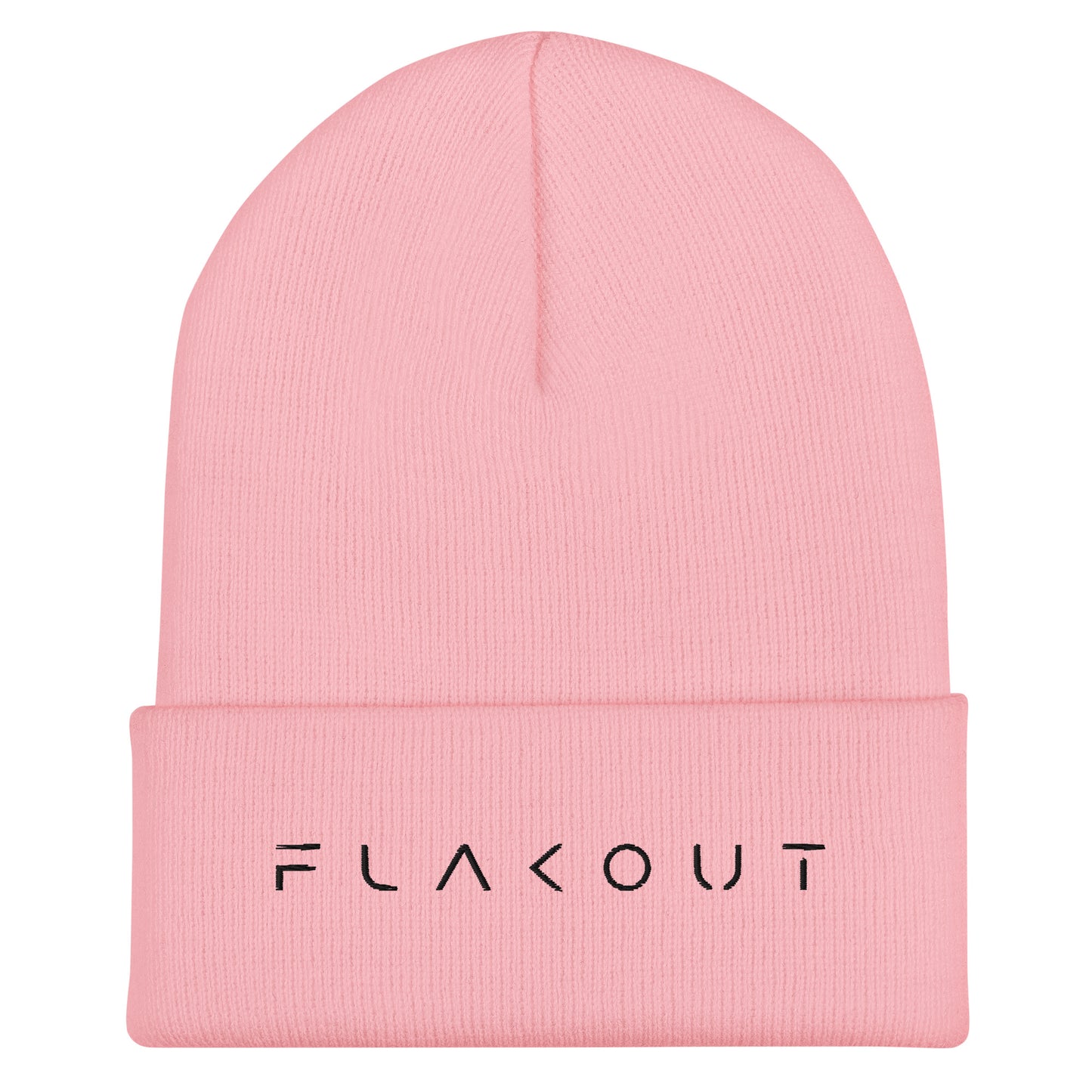 FLAKOUT Logo Embroidered Unisex Cuffed Beanie