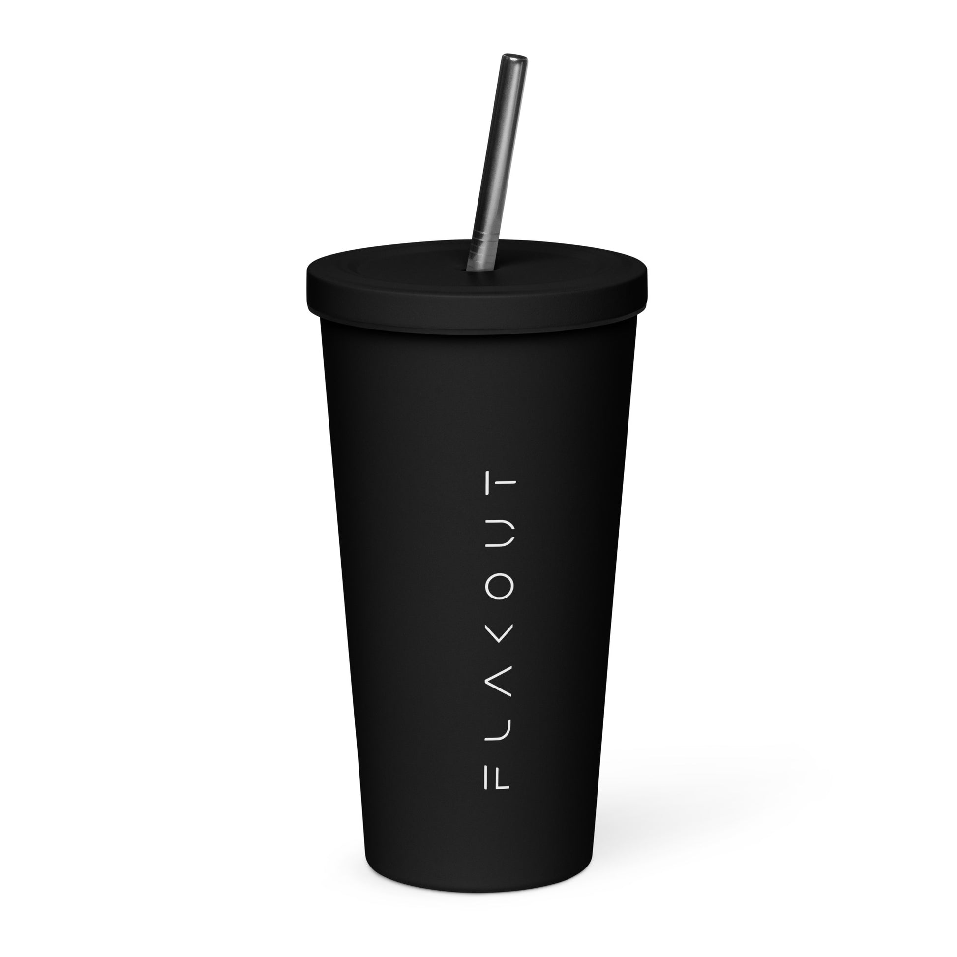 Vivid Existence Live Your Life Insulated Tumbler With A Straw - FLAKOUT