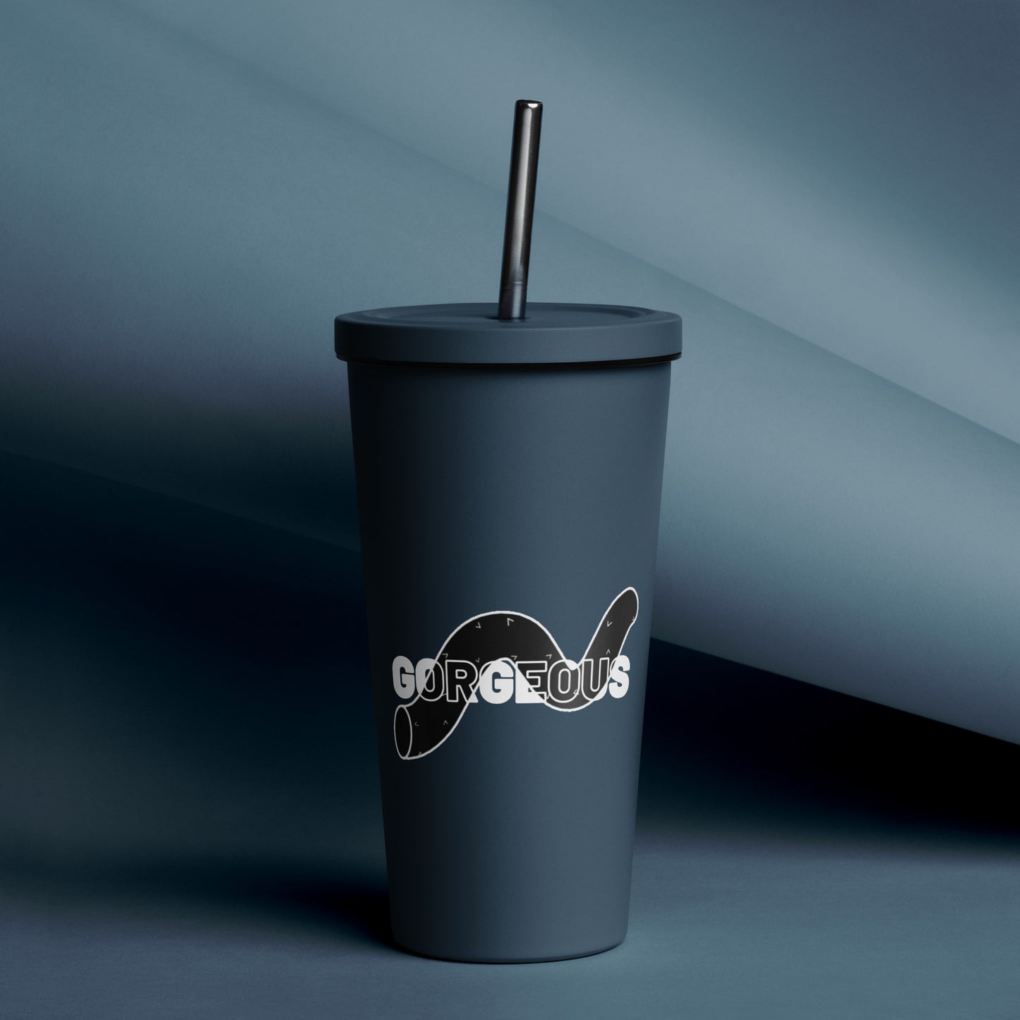 Gorgeous Opulent Allure Insulated Tumbler With A Straw - FLAKOUT