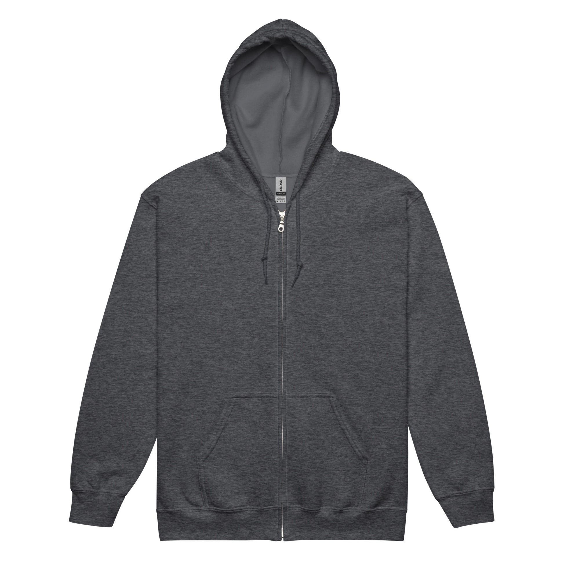 Streetwise Urbanity Heavy Harmony Fusion Zip Hoodie - Dark Heather - FLAKOUT