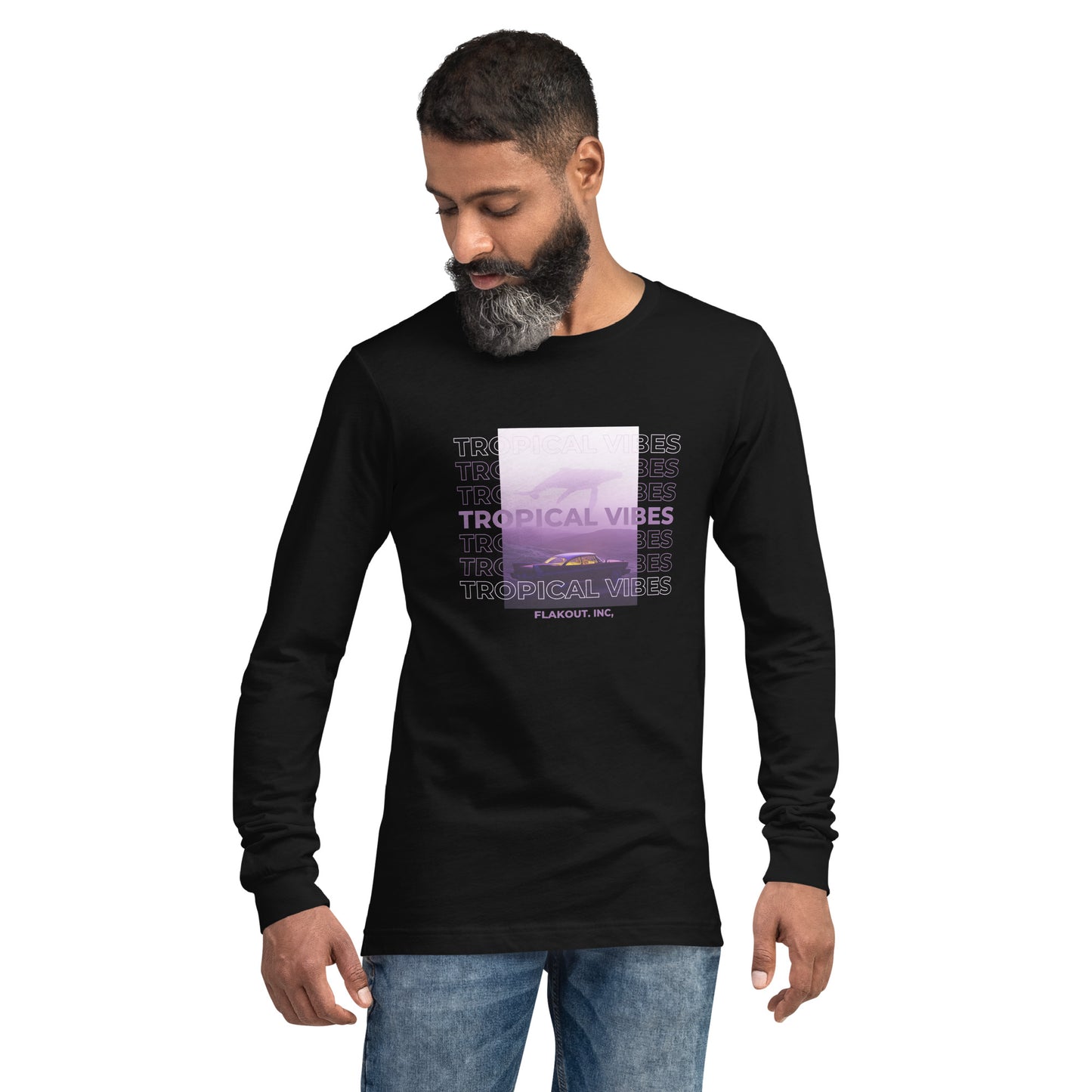 Tropical Vibes Odyssey Long Sleeve Tee - FLAKOUT