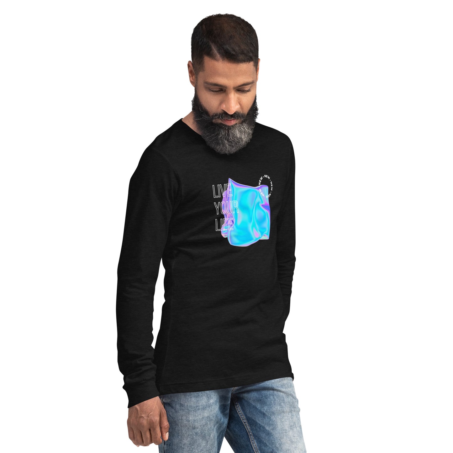 Vivid Existence Live Your Life Long Sleeve Tee - FLAKOUT