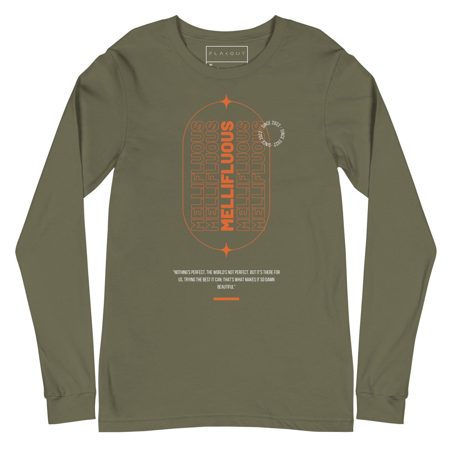 Tranquil Mellifluous Attire Long Sleeve Tee - FLAKOUT