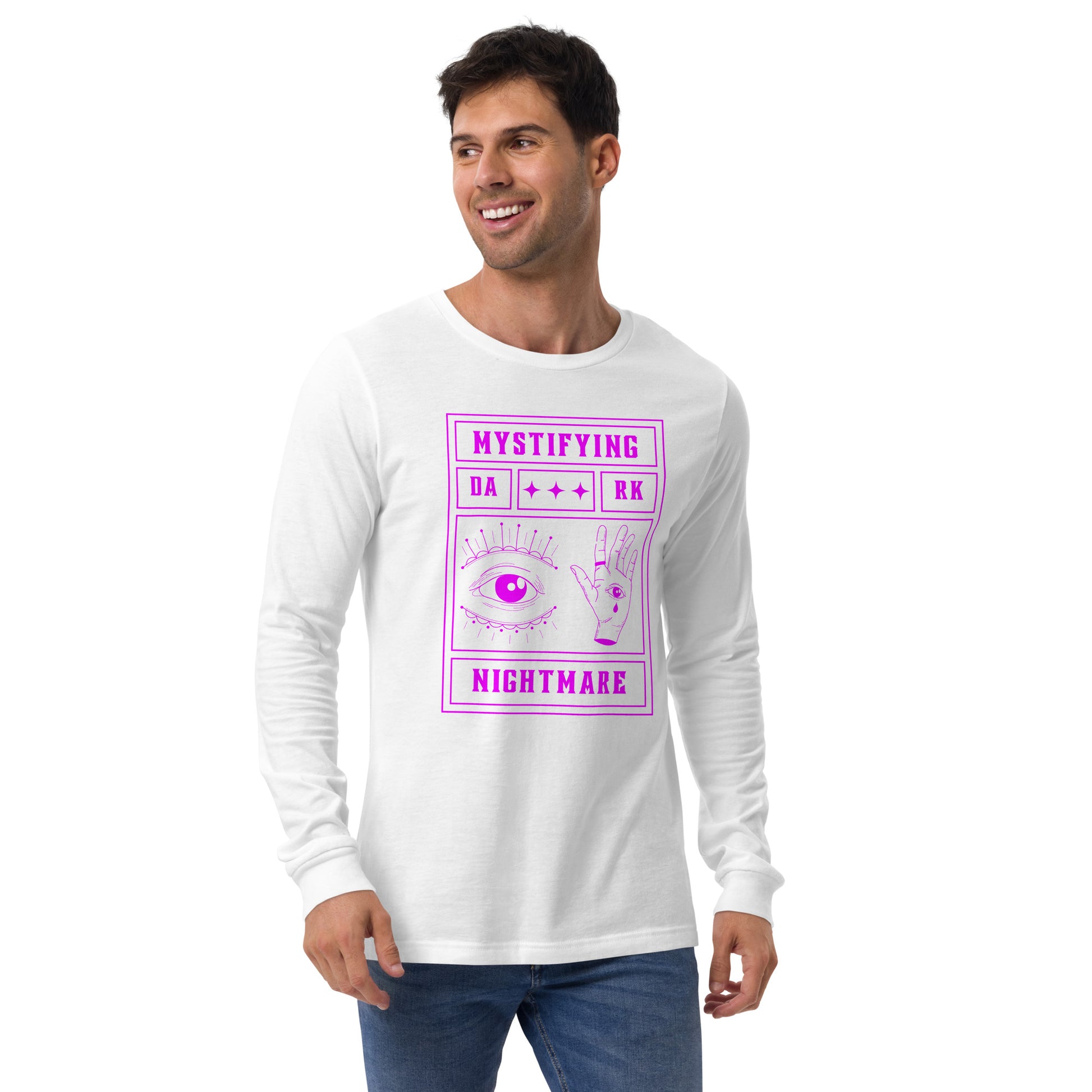 Mystifying Nightmare Shadowy Enigma Long Sleeve Tee - FLAKOUT