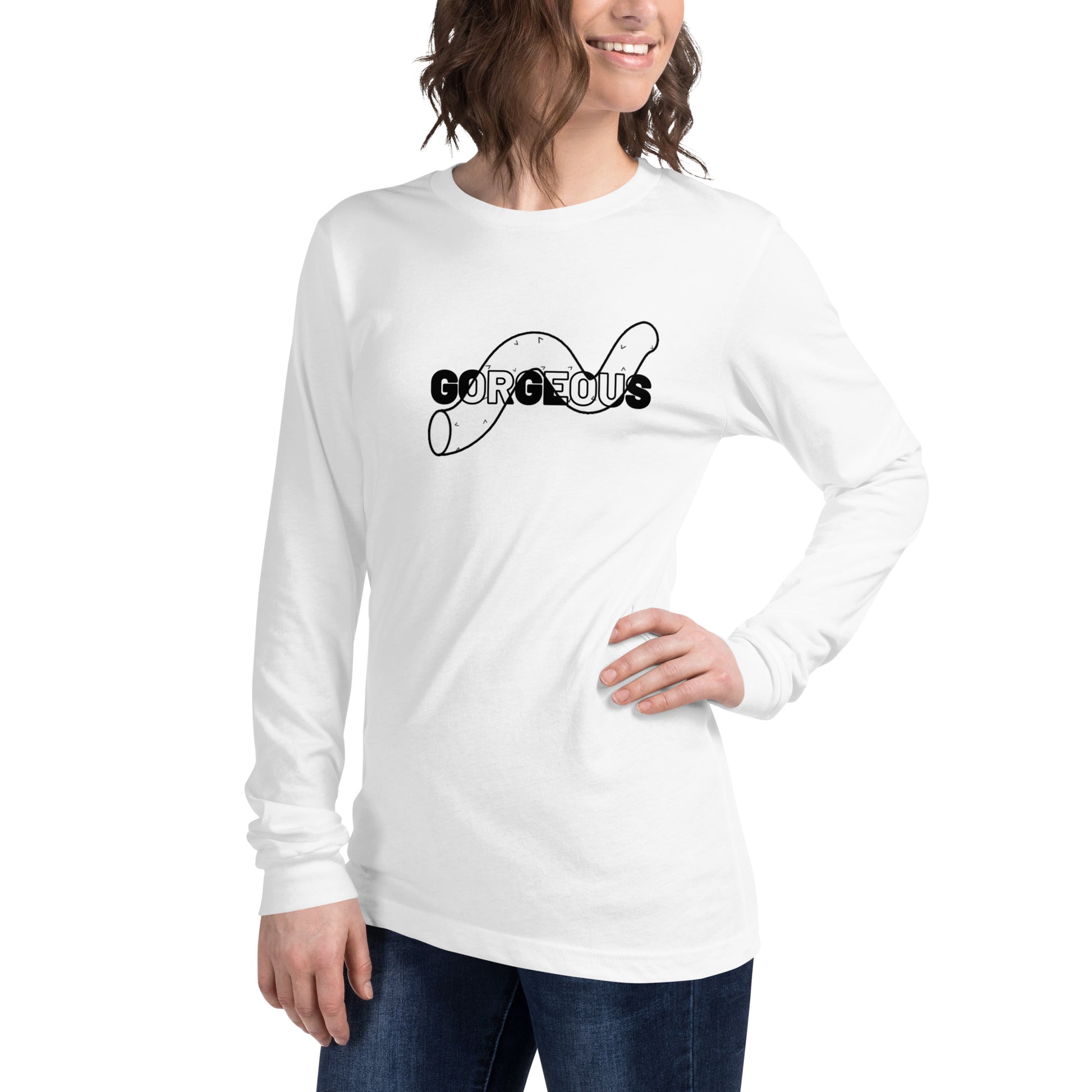 Gorgeous Opulent Allure Long Sleeve Tee - FLAKOUT