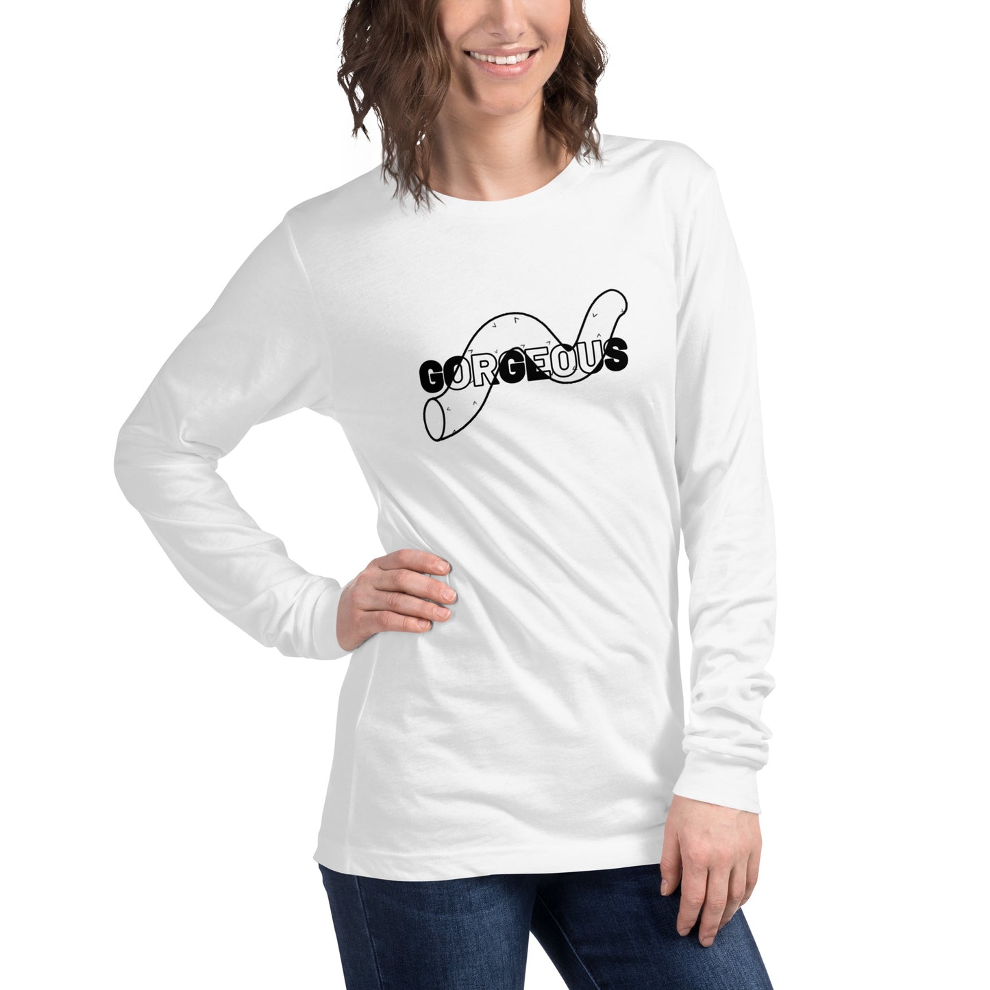 Gorgeous Opulent Allure Long Sleeve Tee - FLAKOUT