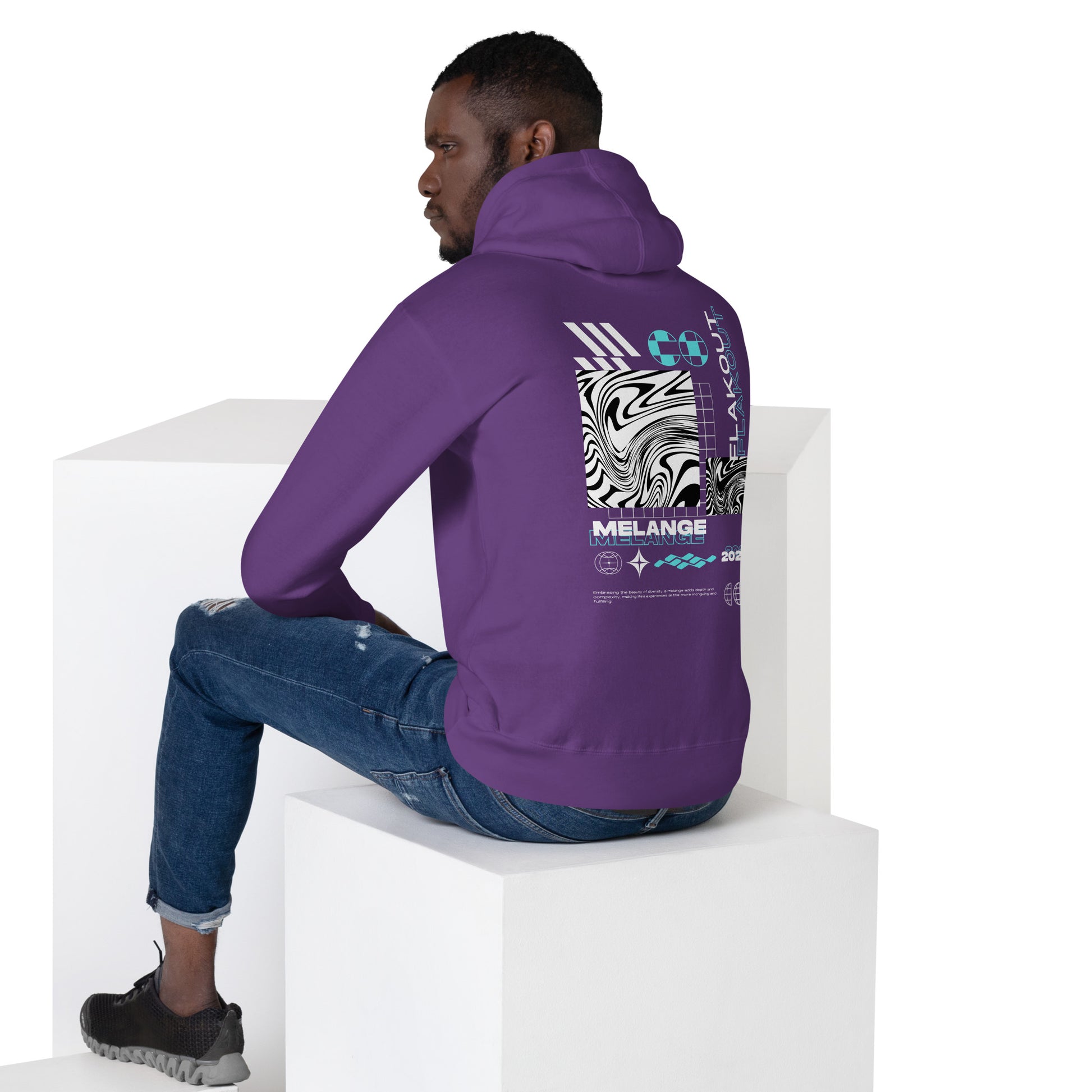 Melange Unisex Hoodie - FLAKOUT