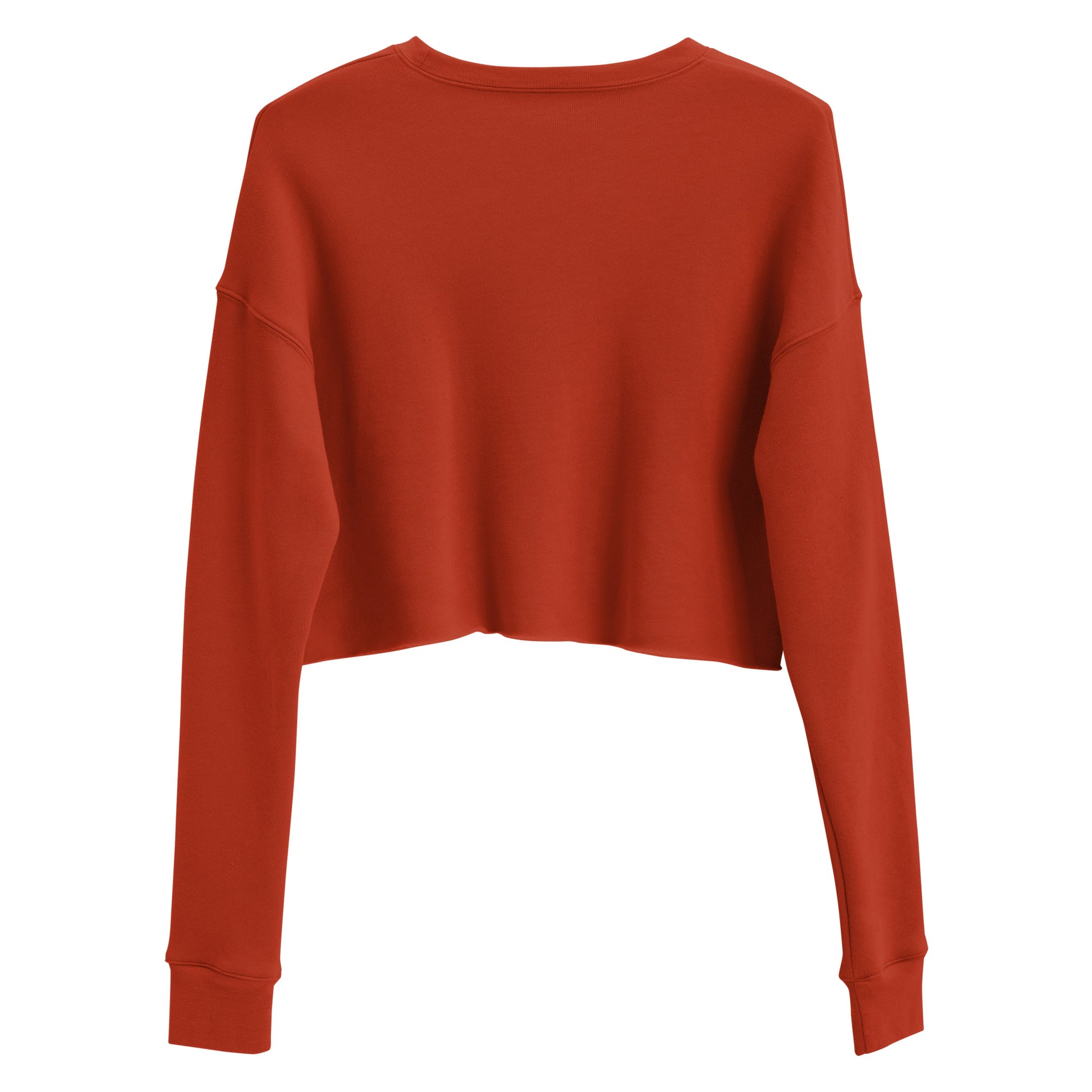 Limerence Women's Crop Sweatshirt - Brick - FLAKOUT