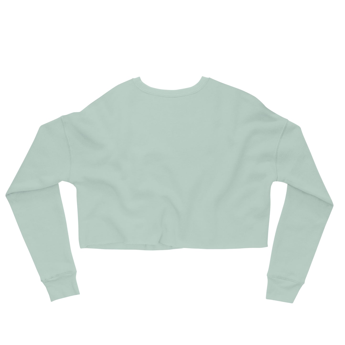 Violet Veil Of Oblivion Women's Crop Sweatshirt - Dusty Blue - FLAKOUT