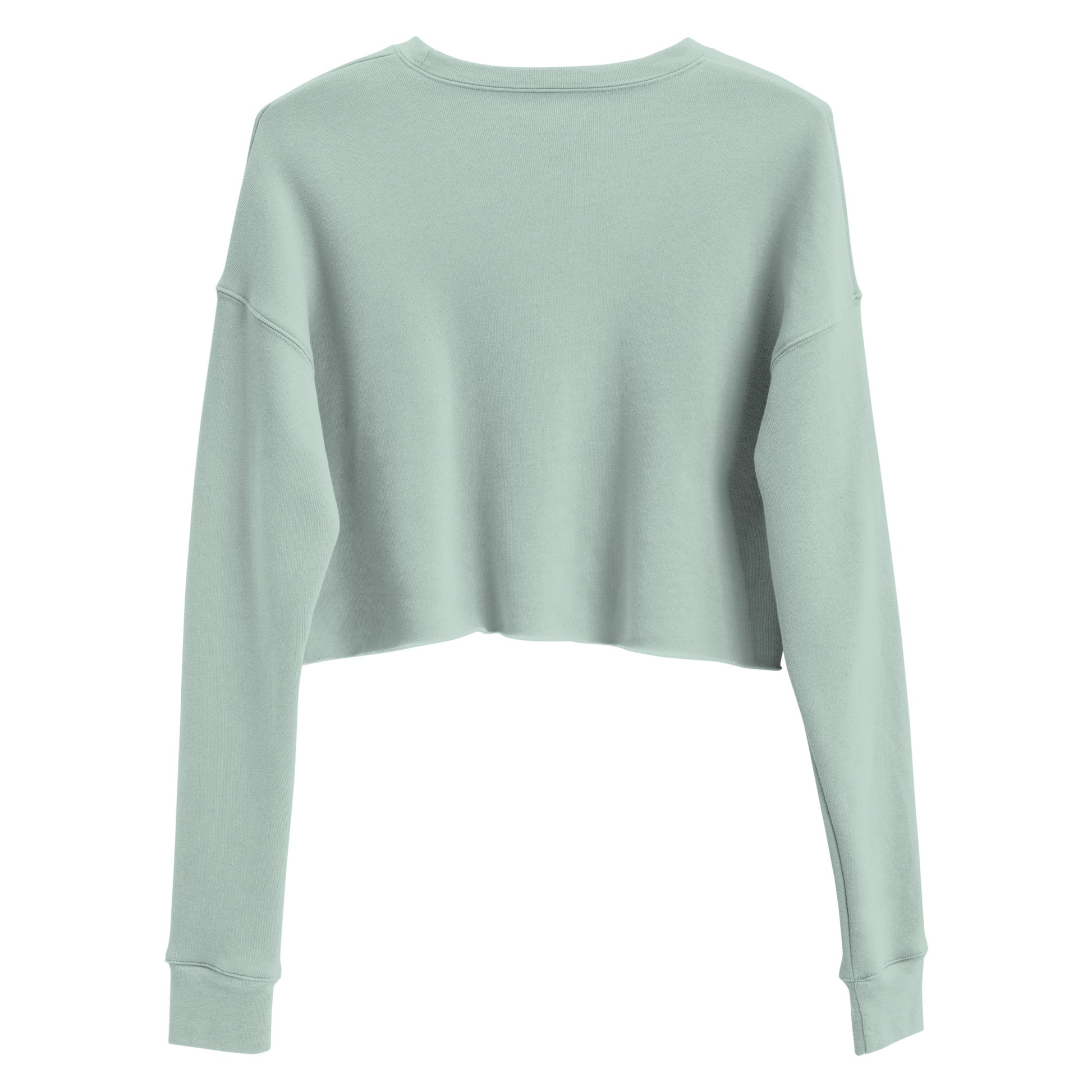 Fly High Voyager Women's Crop Sweatshirt - Dusty Blue - FLAKOUT