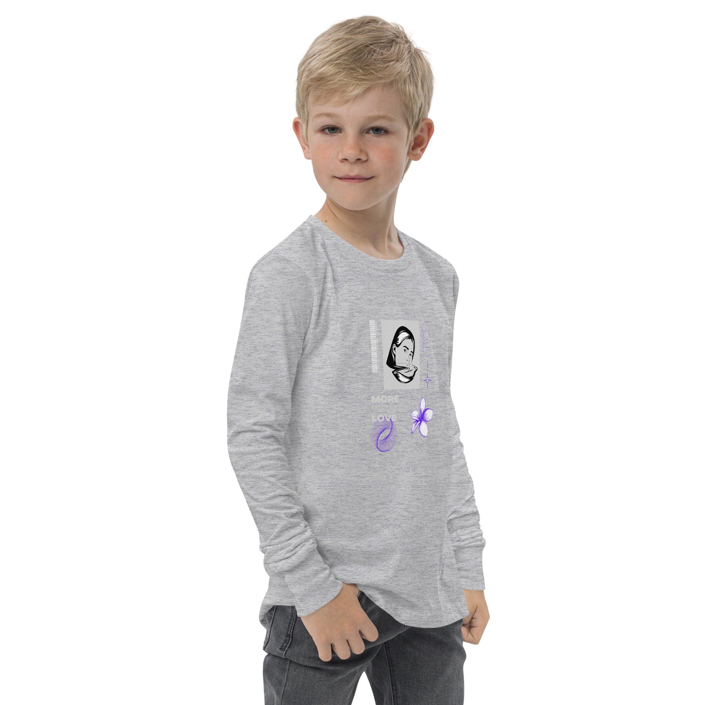 Nurture Yourself Love Yourself More Kid's Long Sleeve Shirt - FLAKOUT