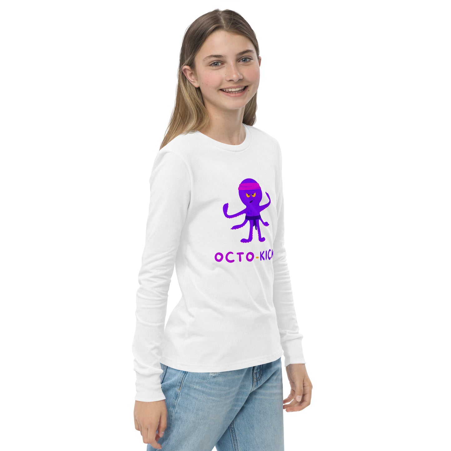 Octo-Kick Unisex Kid's Long Sleeve Tee - FLAKOUT