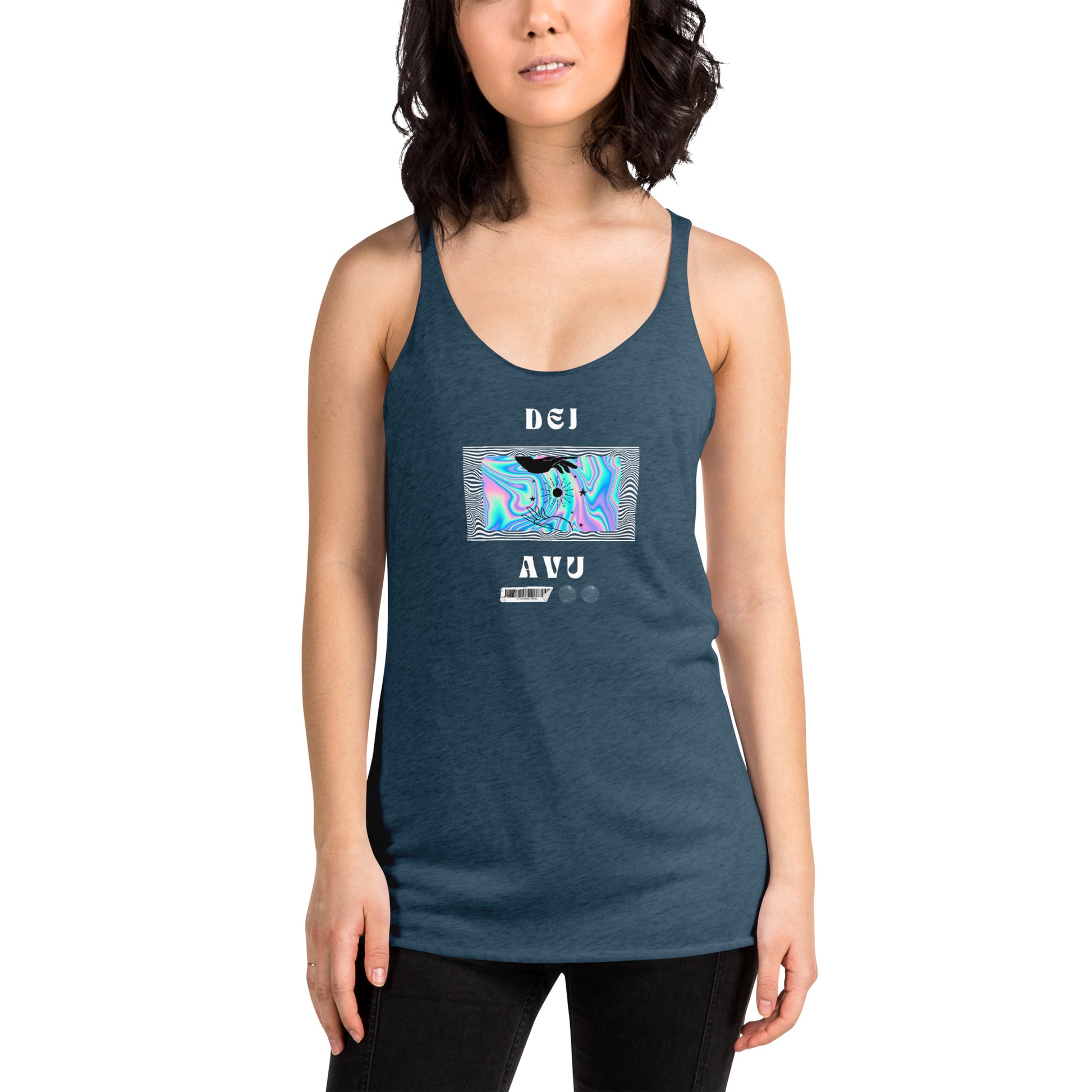 Echoes of Dejavu Women's Racerback Tank - FLAKOUT